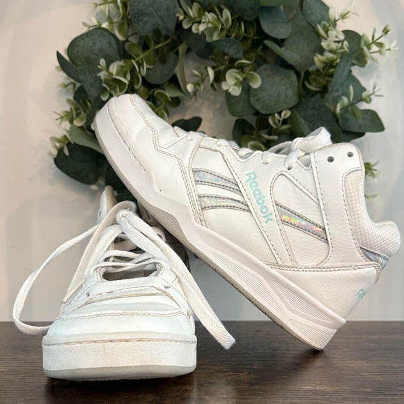Reebok Other - Reebok Kids Royal Prime 2.0 Mid Top Sneakers with Iridescent Touch